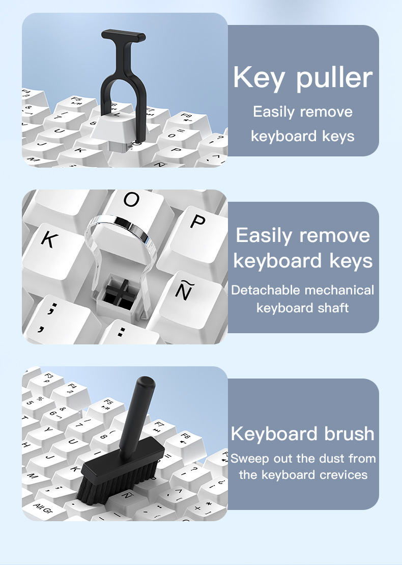 [61 Key] Keyboard Hand Support Cleaning Storage Box (SM1045)