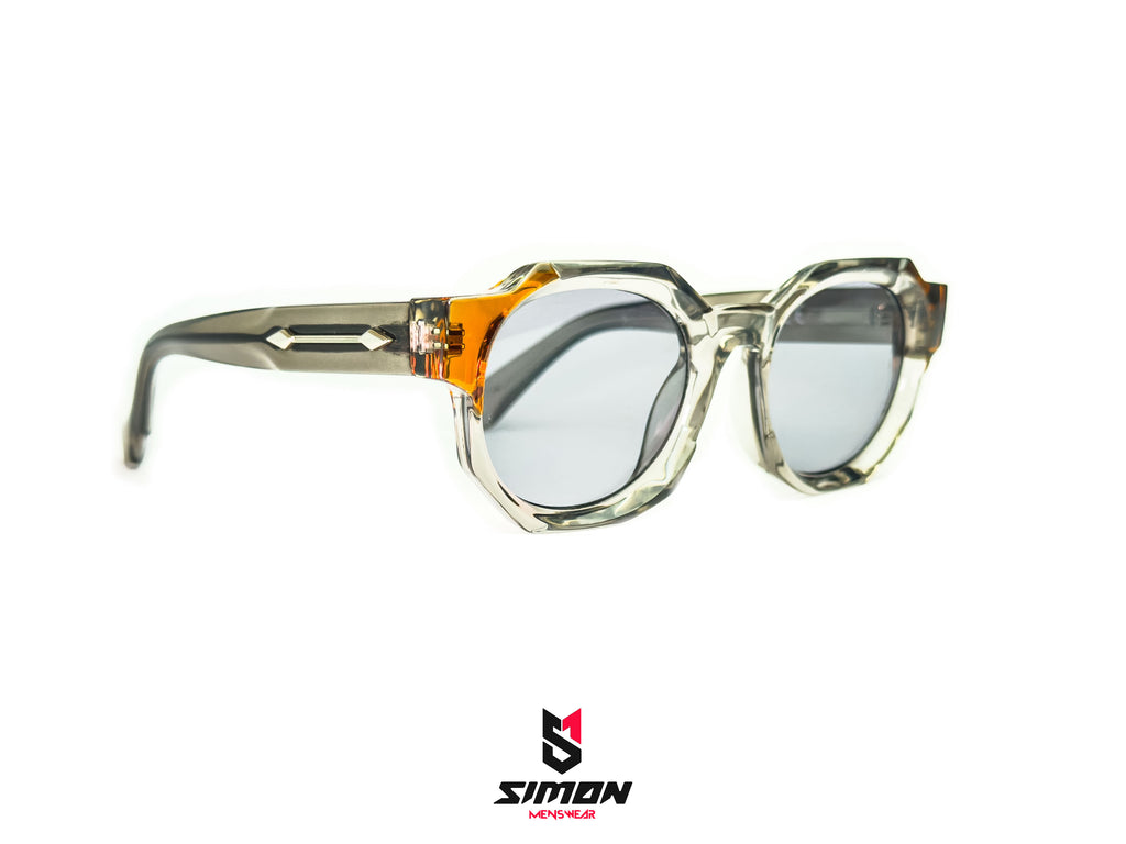 Transparent Grey High-End Sunglasses for Women (SM1008)