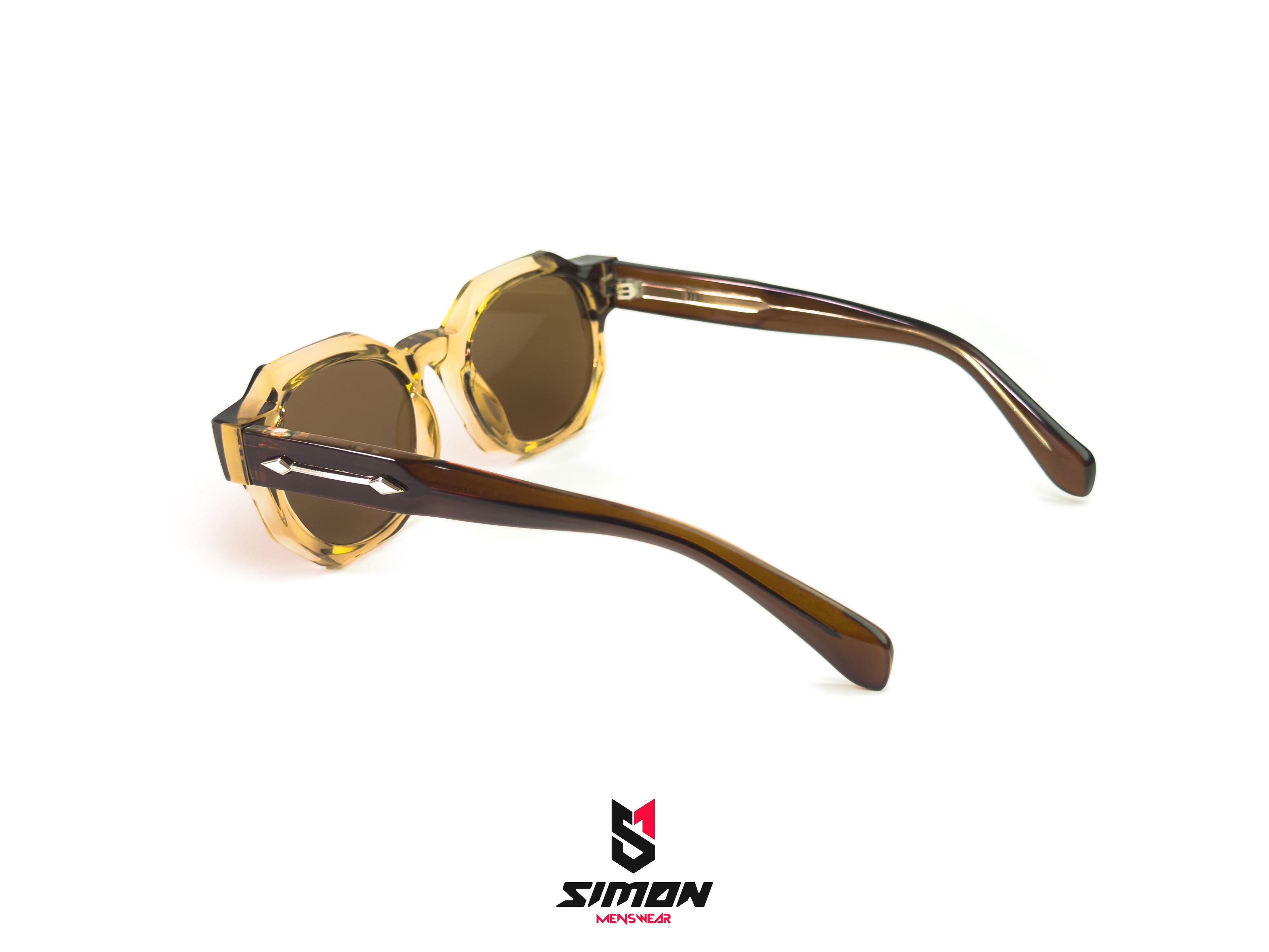 Transparent Brown High-End Sunglasses for Women(SM1009)