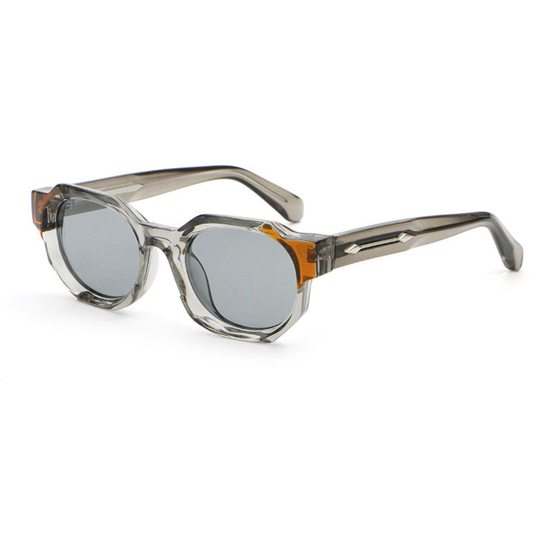 Transparent Grey High-End Sunglasses for Women/Men (Code - SM1008)