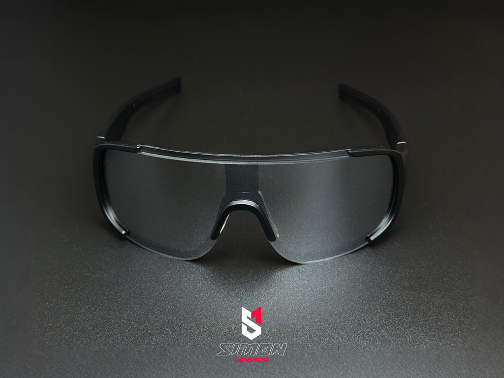 White Mercury Large Frame Outdoor Riding Sports Sunglass (SM1030)