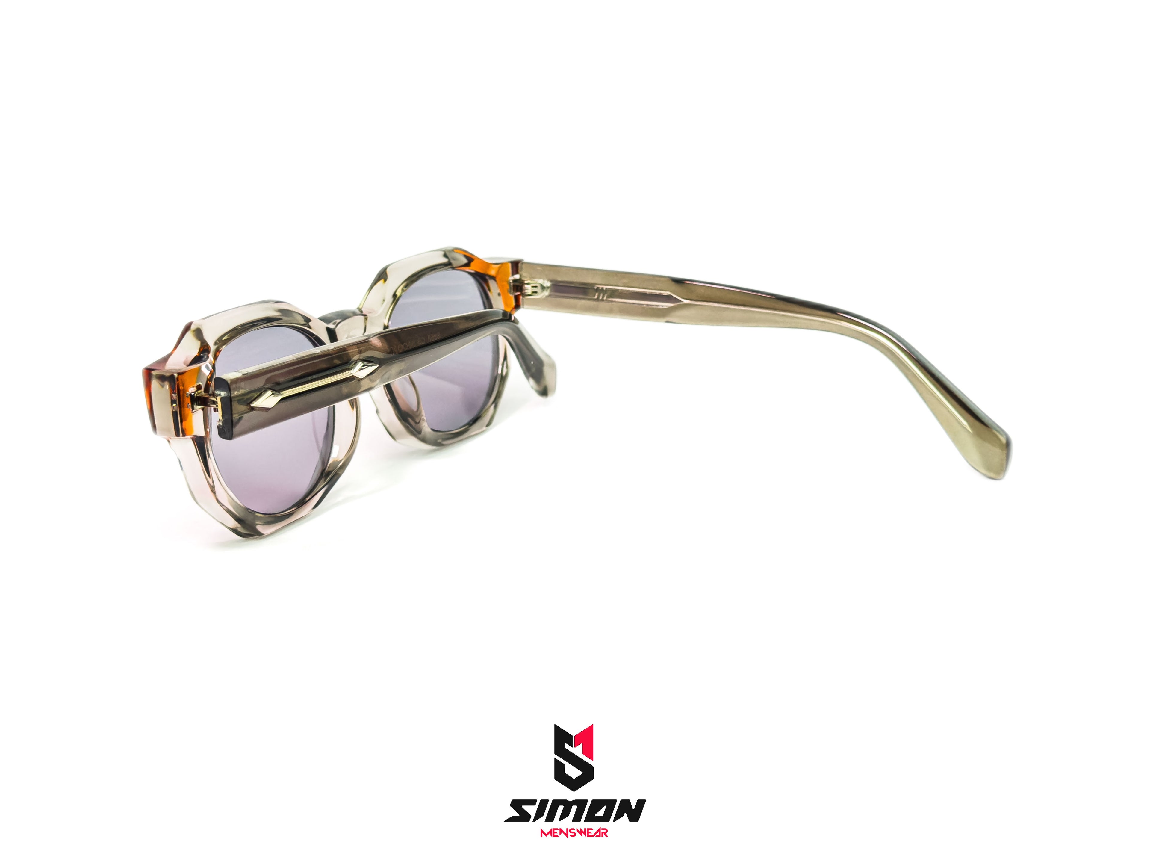 Transparent Grey High-End Sunglasses for Women (SM1008)