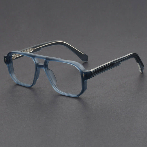Transparent Blue Double Beam Anti-Blue Glass (SM1018)