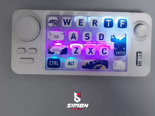 [Black] MKESPN SXS-W911 Wireless RGB Gaming Keyboard (SM1046)