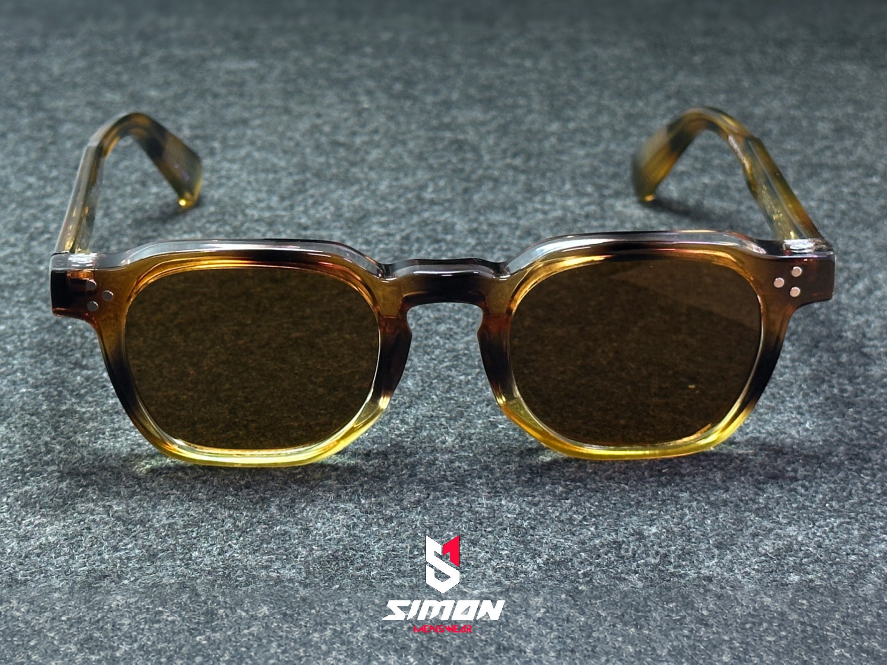 Japanese Retro Frame Sun Protection Fashion Sunglass (SM1027)