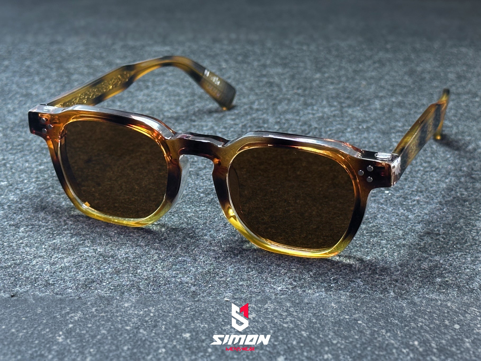 Japanese Retro Frame Sun Protection Fashion Sunglass (SM1027)