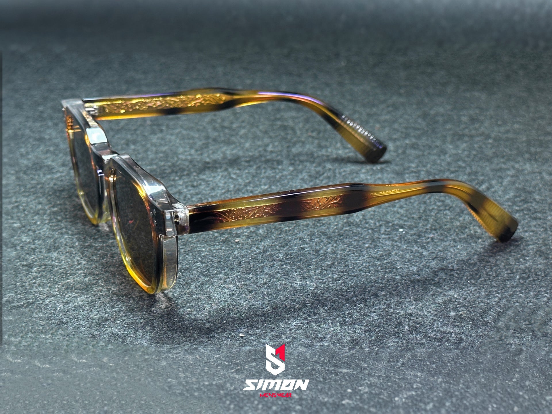 Japanese Retro Frame Sun Protection Fashion Sunglass (SM1027)