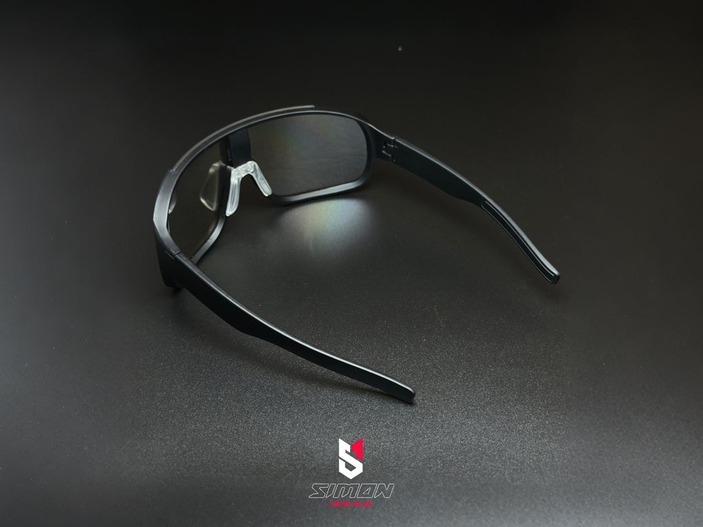 White Mercury Large Frame Outdoor Riding Sports Sunglass (SM1030)
