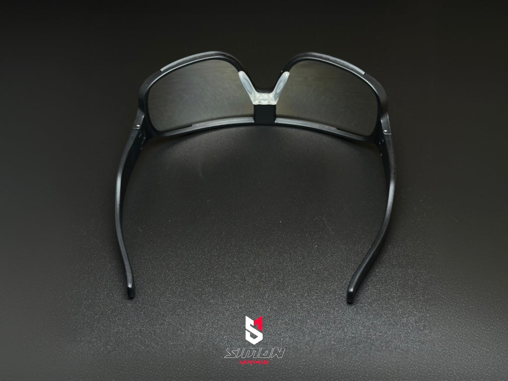White Mercury Large Frame Outdoor Riding Sports Sunglass (SM1030)