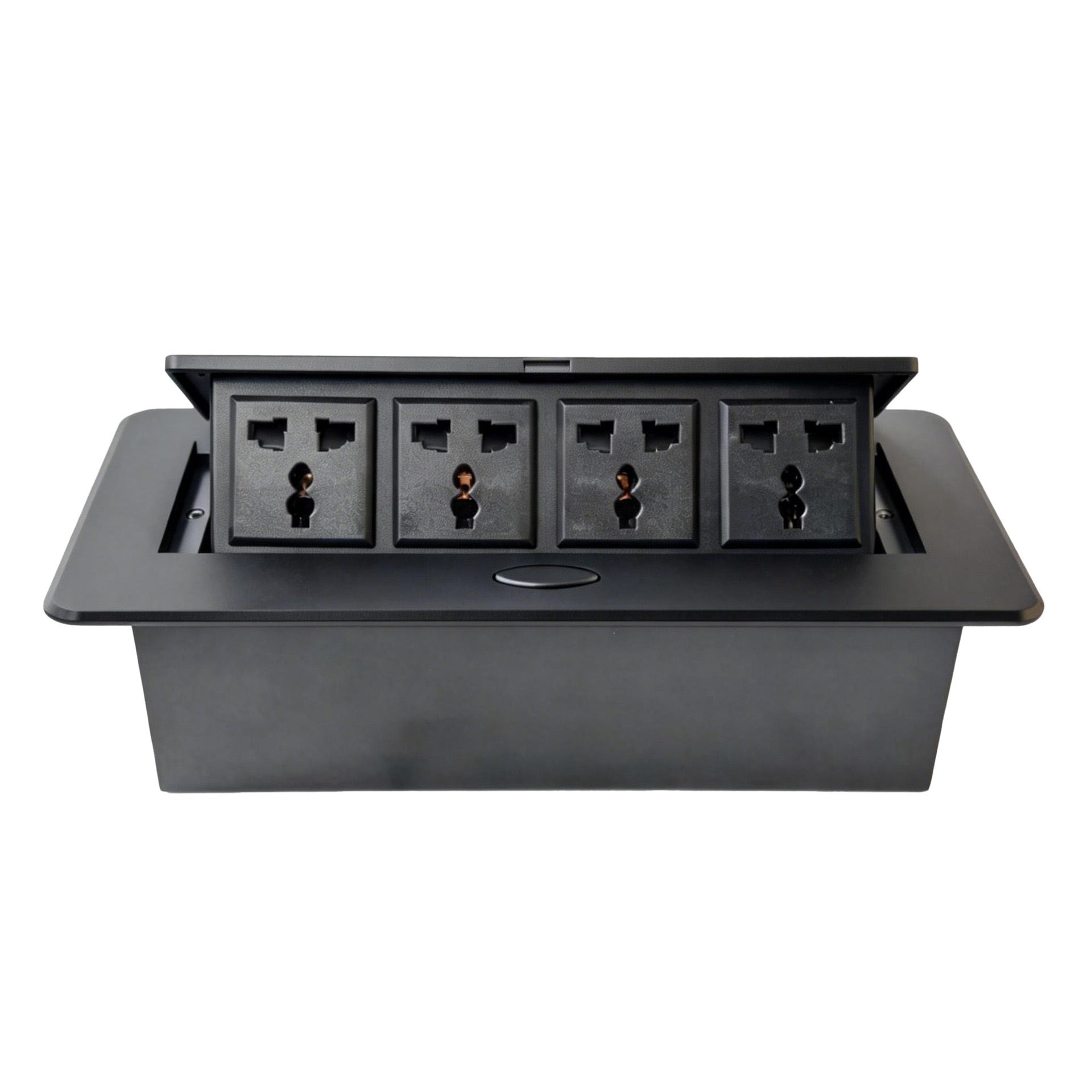 Hidden Pop-Up Power Socket Box for Desk