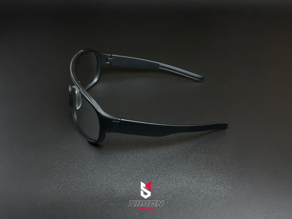 White Mercury Large Frame Outdoor Riding Sports Sunglass (SM1030)