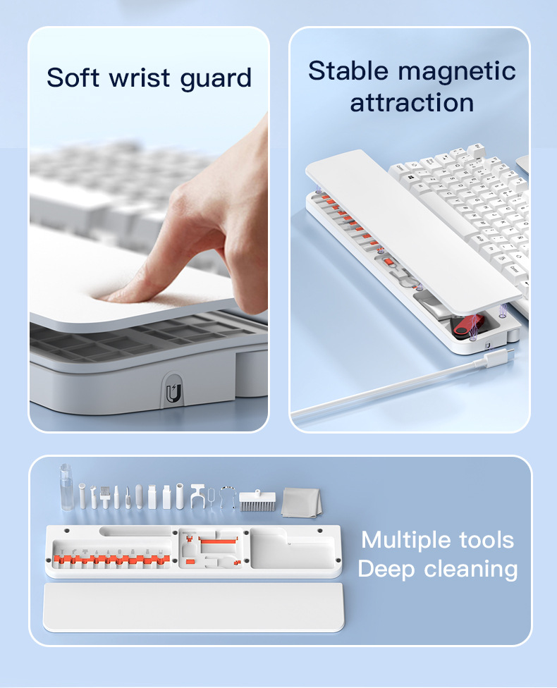 [61 Key] Keyboard Hand Support Cleaning Storage Box (SM1045)