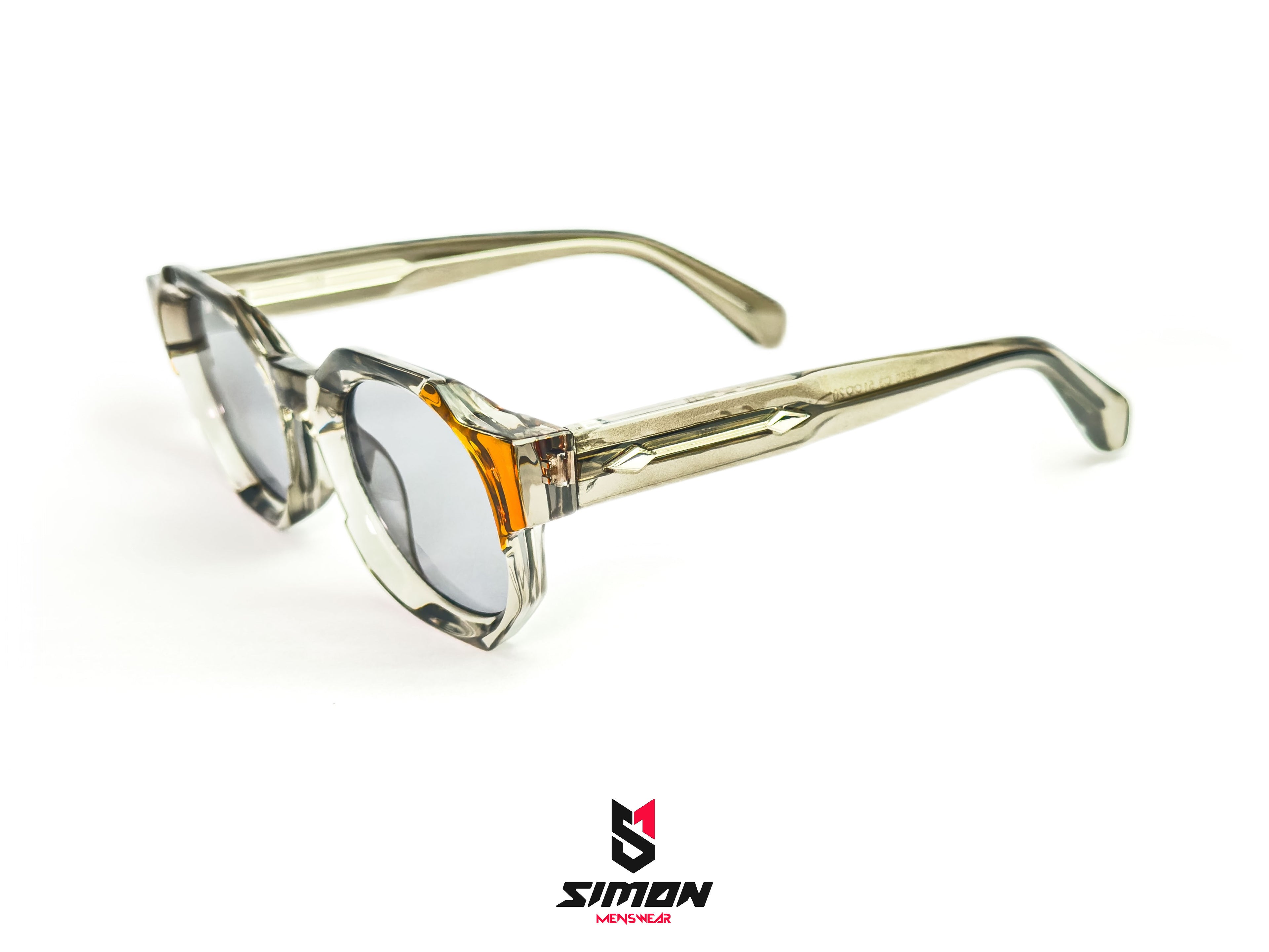 Transparent Grey High-End Sunglasses for Women (SM1008)